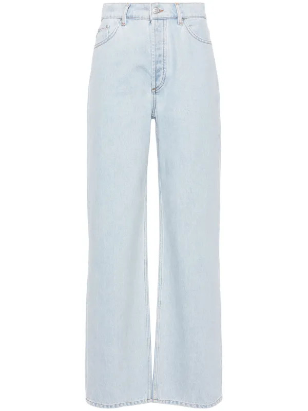 Claudie Pierlot Halbhohe Claude Straight-Leg-Jeans - Farfetch | Farfetch Global