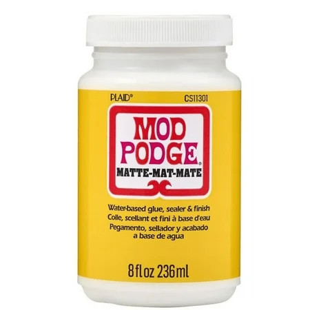 Mod Podge Sealer, Glue, and Finish, Matte Finish, Clear, 8 fl oz | Walmart (US)