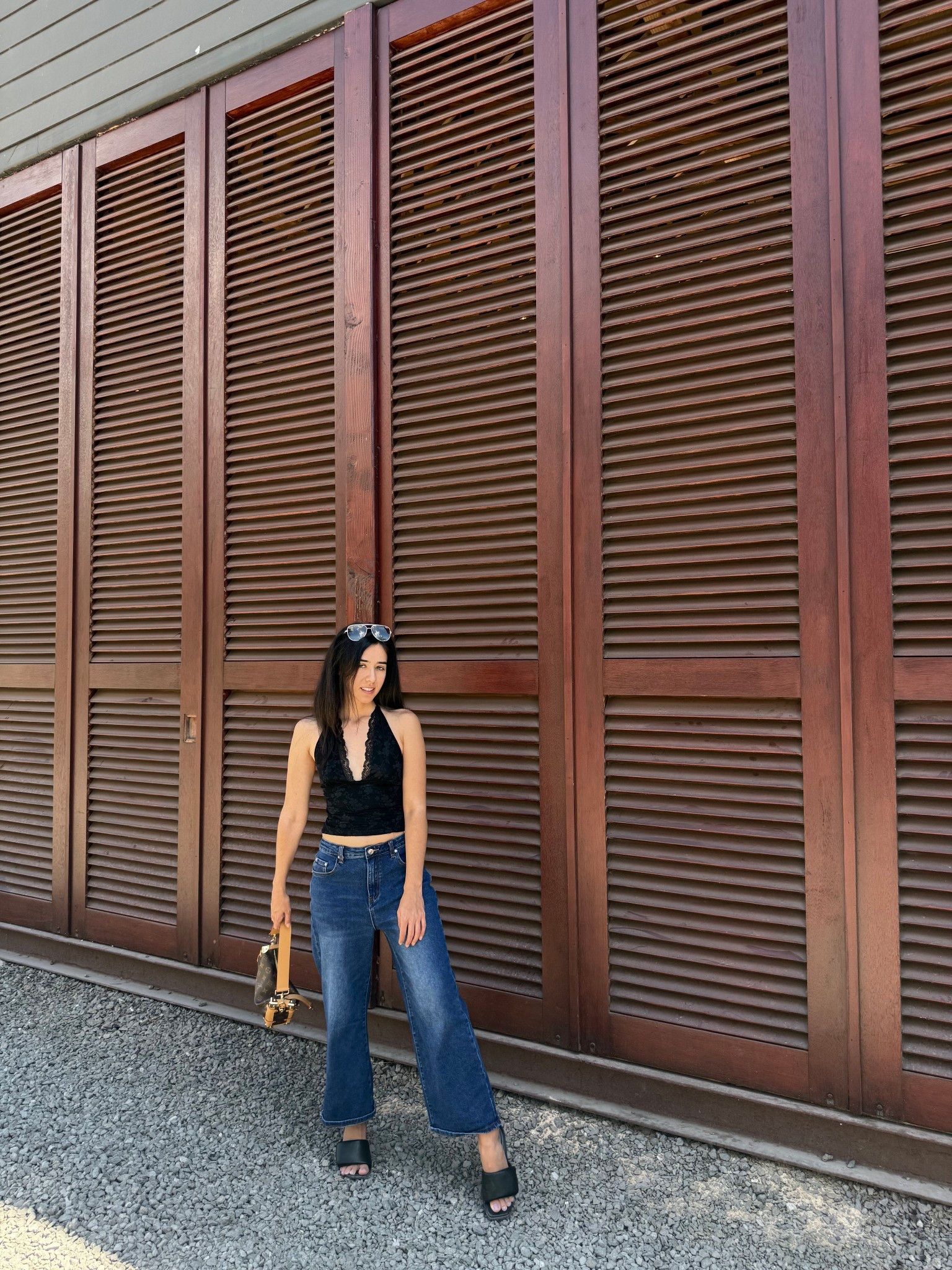 Halter top season.. I love this flirty black lace halter top in a size S. TTS but tie the top tightly so no nip slips and it is perfect! 

#LTKSaleAlert #LTKPetite #LTKTravel