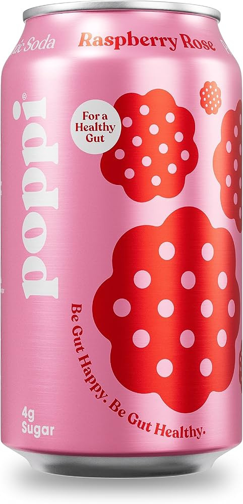 POPPI Sparkling Prebiotic Soda w/Gut Health, Beverages w/Apple Cider Vinegar, Seltzer Water & Fru... | Amazon (US)