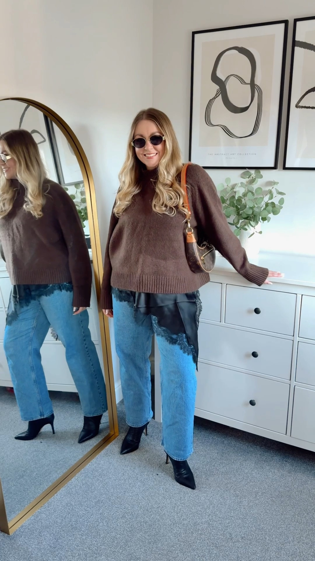 Can’t stop won’t stop layering outfits 🫶🏻🍫🖤

#LTKootd #LTKgrwm #LTKMidsize