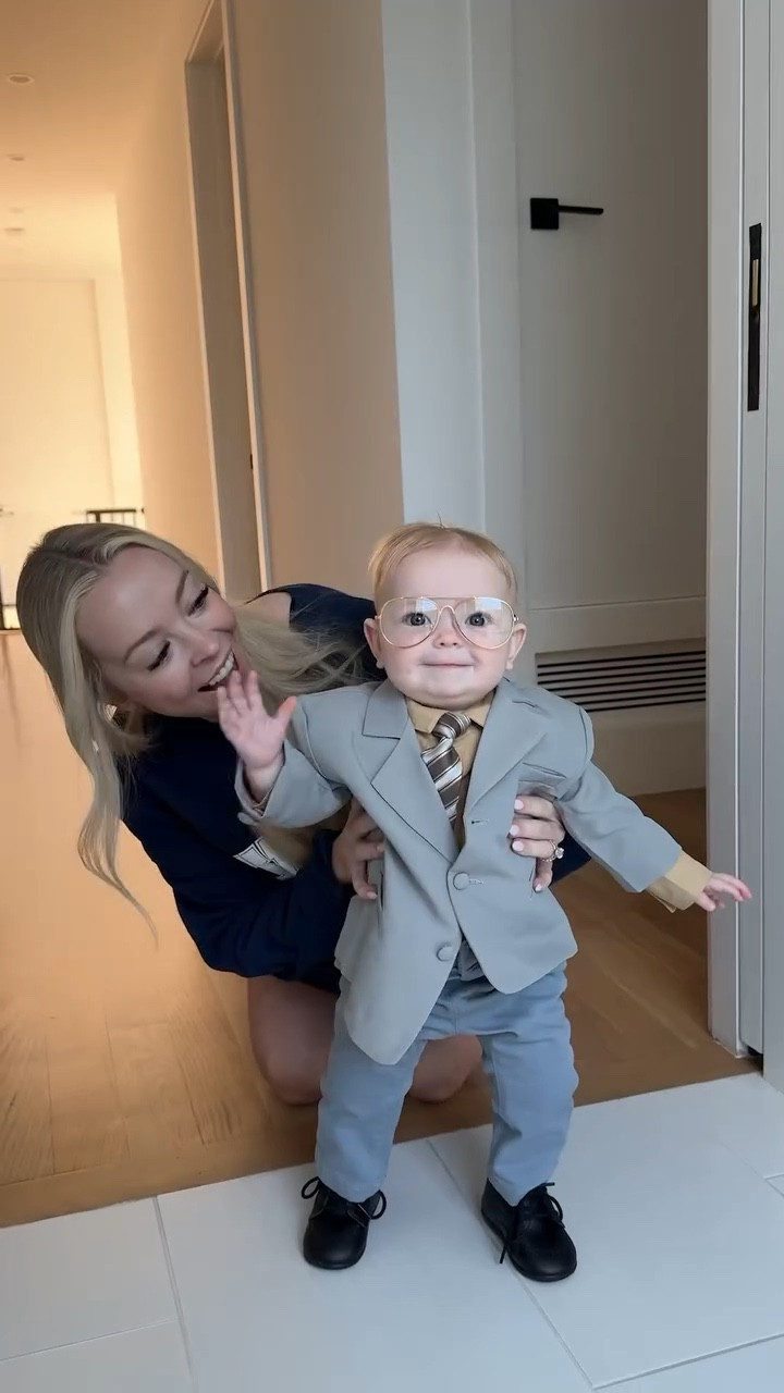 Dressed Ellie up as Dwight from the office for a possible Halloween costume! 😂🎃 #LTKBaby #LTKFamily

#LTKSeasonal