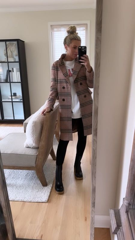 Swoooning over this plaid trench coat! On sale and under $69!!! Ok to size up if in between! 5 color options. I’m in small.

Will style this more tomorrow! SWOON! 

Plaid jacket. Plaid coat. Trench coat. Amazon fashion. Fall style. 

#LTKstyletip #LTKsalealert #LTKfindsunder100