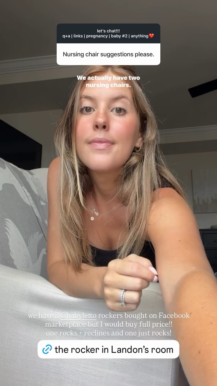 we have 2 @babyletto rockers bought on Facebook marketplace but I would buy full price!! 
one rocks + reclines and one just rocks!