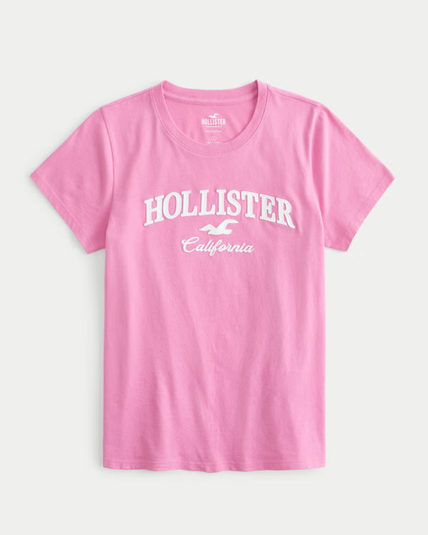 Easy Logo Graphic Tee | Hollister (US)