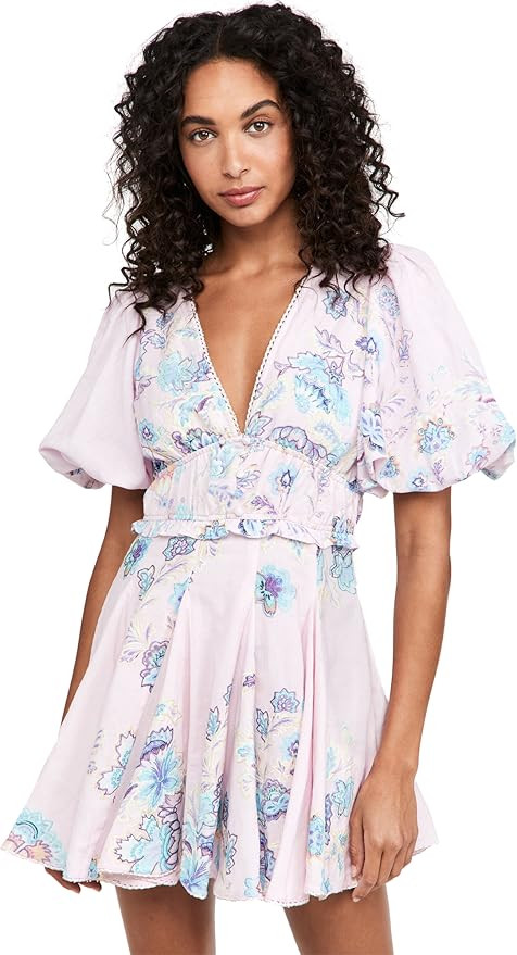 Hemant and Nandita Women's V Neck Short Dress | Amazon (US)