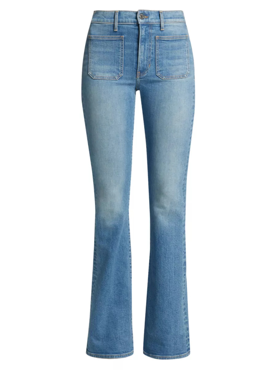 Beverly High-Rise Skinny Flare Jeans | Saks Fifth Avenue