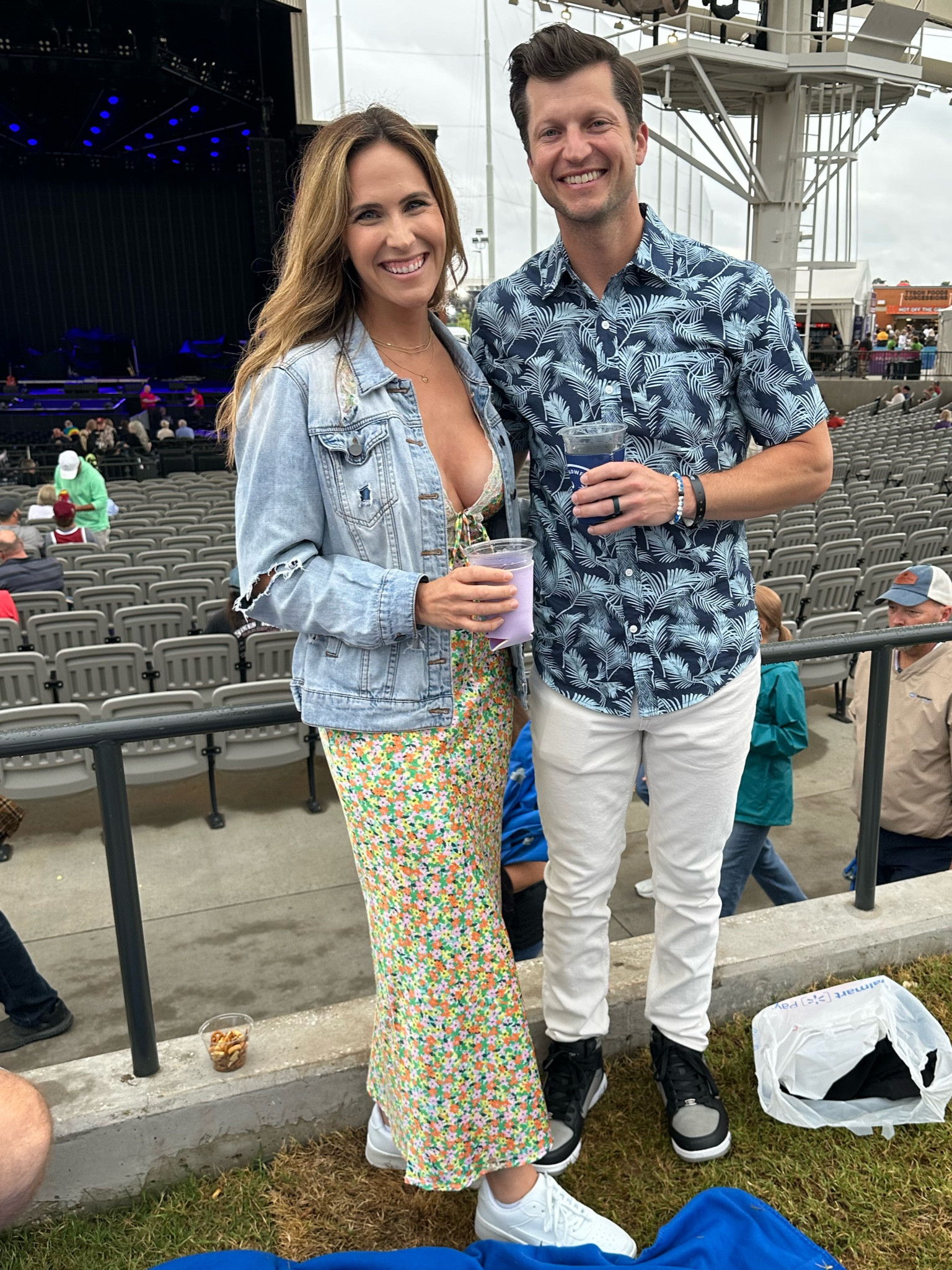 Easy and comfortable concert outfit 
-it rained majority of the concert so I ran to Walmart before and bought these $16 shoes for me and $23 for him. Both super comfortable! 


Also linked my concert bag! 

Dress TTS xs 
Shoes we sized up a 1/2 size 
Jacket posting similar 

#LTKStyleTip #LTKMens #LTKShoeCrush