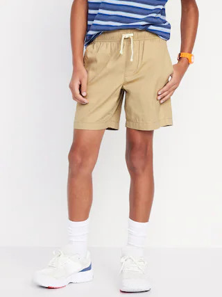 Above Knee Twill Pull-On Shorts for Boys | Old Navy (US)
