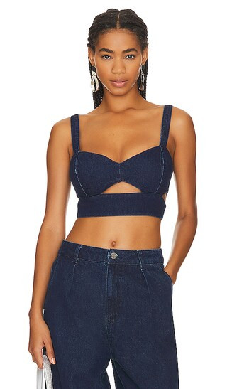 Lavera Top in Dark Lancer Wash | Revolve Clothing (Global)