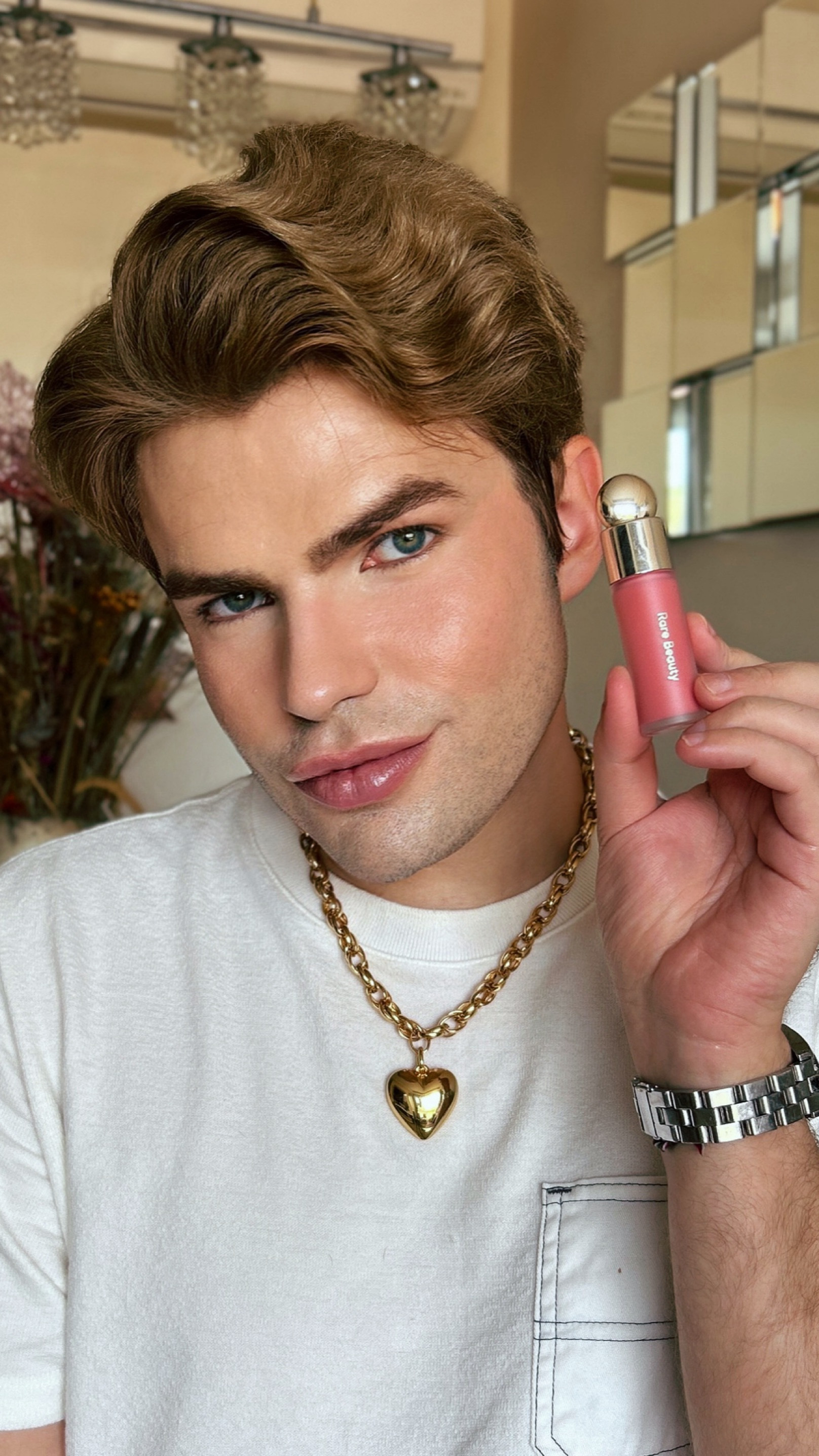 Testando o Soft Pinch Dewy Liquid Blush da Rare Beauty na cor Happy ✨ 

#LTKbeleza #LTKbrasil