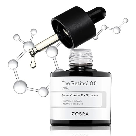 COSRX Retinol 0.5 Oil, Anti-aging Serum with 0.5% Retinoid Treatment for Face, Reduce Wrinkles, F... | Amazon (US)