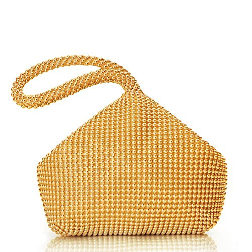 BABEYOND Women's Beaded Clutch Evening Bags Vintage Elegant Triangle Purse for 1920s Party Prom Wedding | Amazon (US)