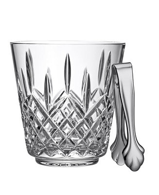 Lismore Ice Bucket With Tongs | Macy's