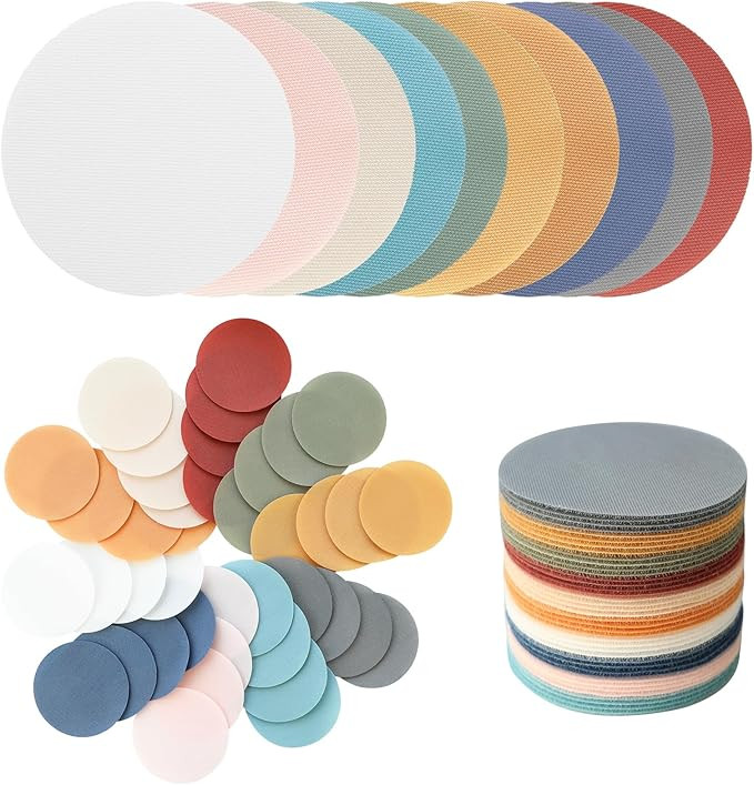 40pcs Multicolor 5 Inches Circle Spot Markers - Carpet Floor Dots for Classroom Decoration, Flexi... | Amazon (US)