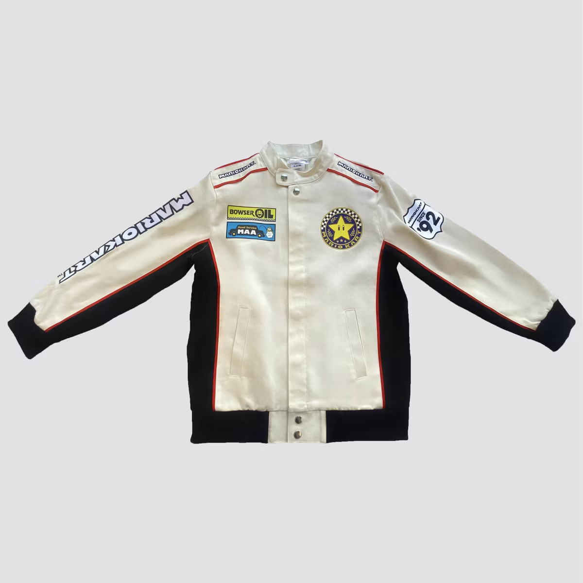 Mario Kart Canvas Racing Jacket Egret | Target