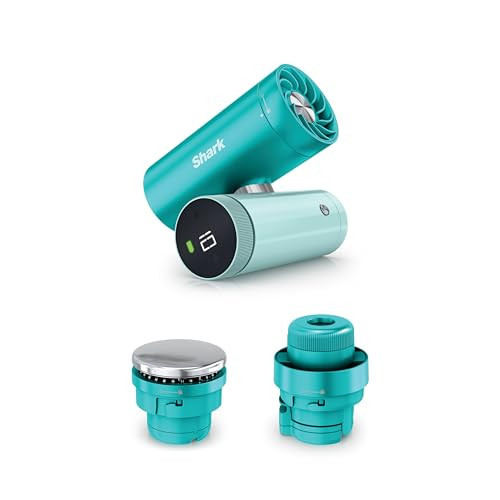 NEW Shark ChillPill — The Only 3-In-1 Personal Cooling System with InstaChill Cooling Plate, Dry-Touch Mist, and Powerful Fan, Handheld, Wearable, Rechargeable Battery, 10 Speeds, Glacier, FA022BL | Amazon (US)