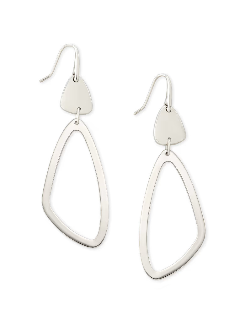 Kira Drop Earrings in Silver | Kendra Scott