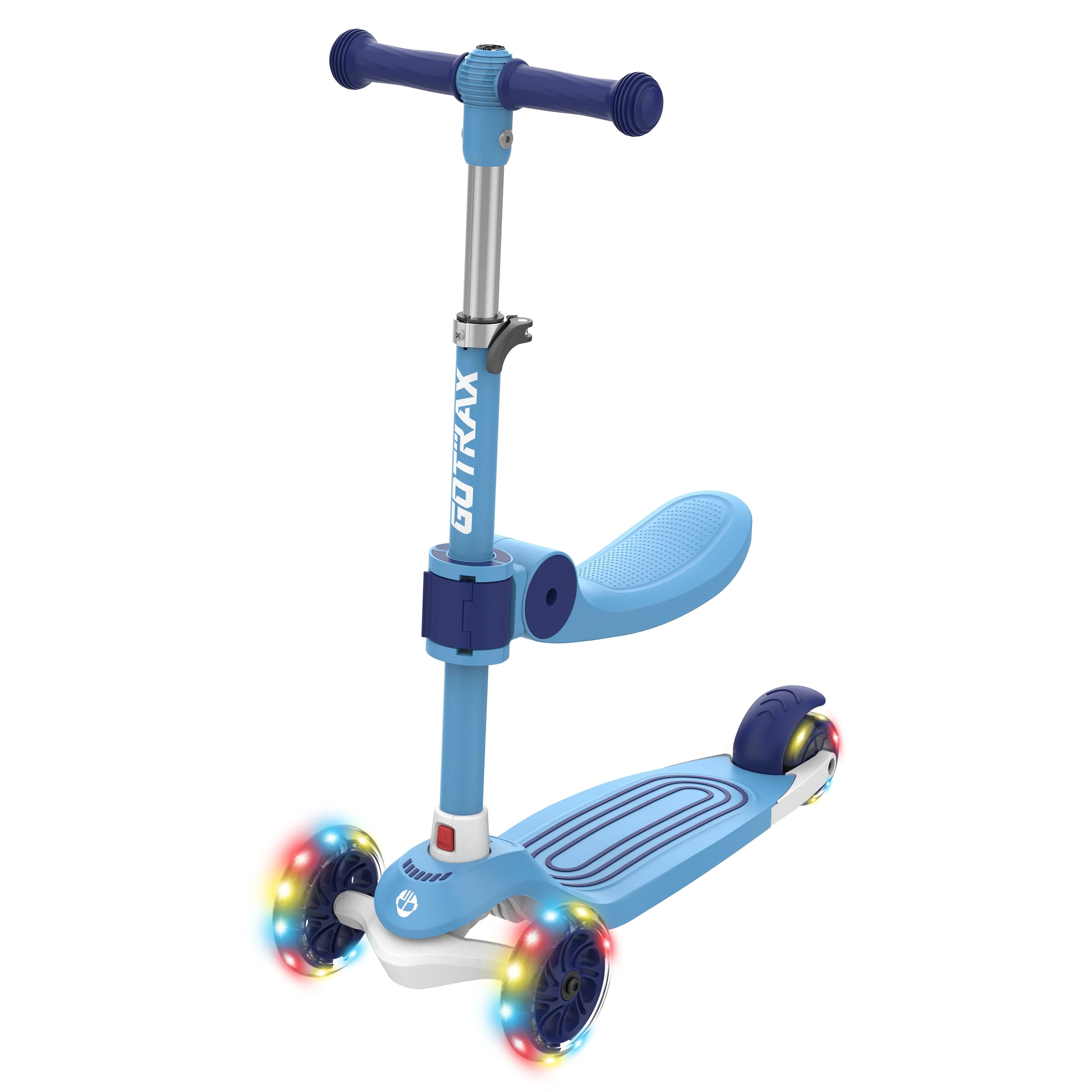 GOTRAX BoblooPro 3-Wheel Light-Up Kick Scooter For Kids Ages 3-8, with Folding Adjustable/Rmovabl... | Walmart (US)