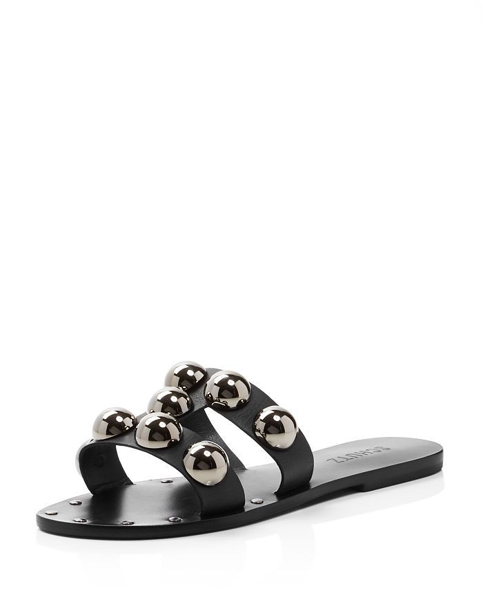 SCHUTZ Women's Benedita Open Toe Studded Leather Sandals Shoes - Bloomingdale's | Bloomingdale's (US)