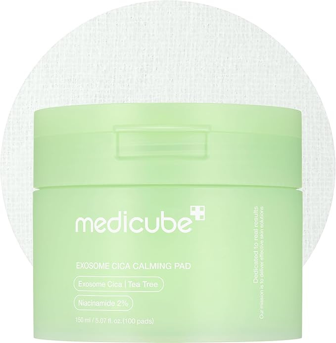 medicube Toner Pads Exosome CICA Tea Tree Calming Toner Pad for Sensitive Skin | Centella Asiatic... | Amazon (US)