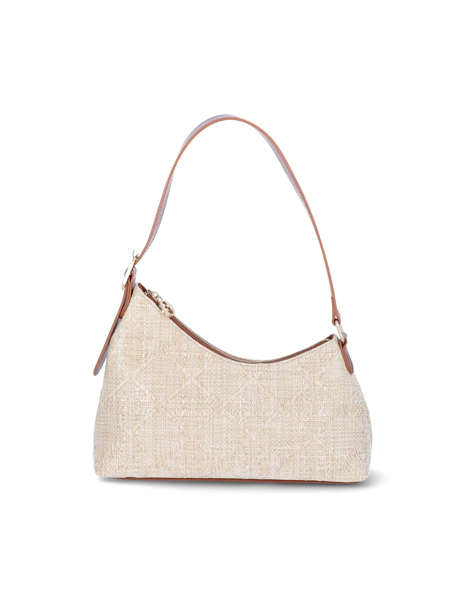 Time and Tru Women's Ashlyn Shoulder Handbag, Woven/Cognac | Walmart (US)