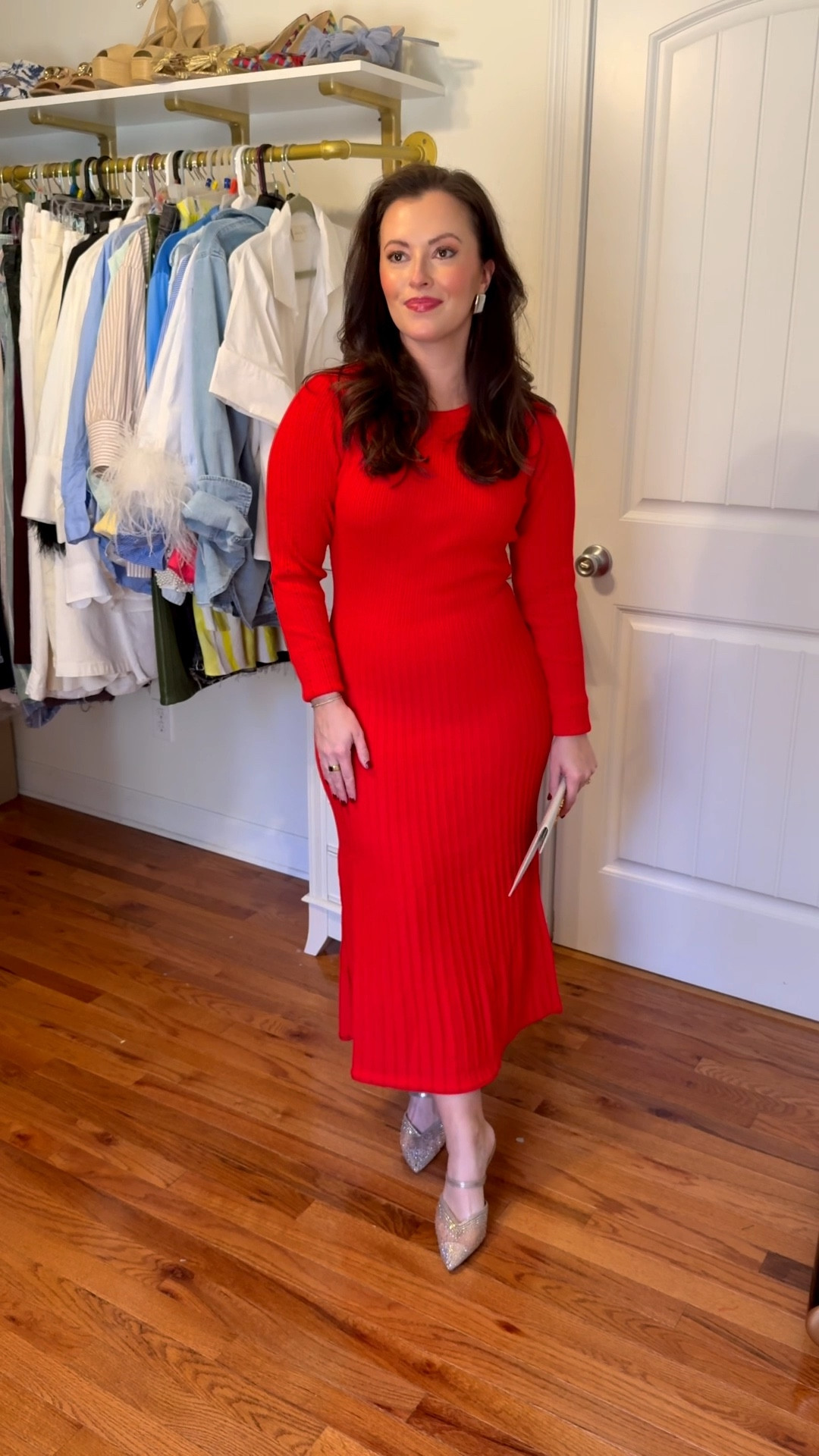 Red sweater dress (S) perfect for your Christmas party / holiday party outfit plans - now 50% off and under $100! ❤️🎄
Classic Christmas red 
Holiday party outfit 
Christmas outfit red dress

#LTKFindsUnder100 #LTKHoliday #LTKFindsUnder50