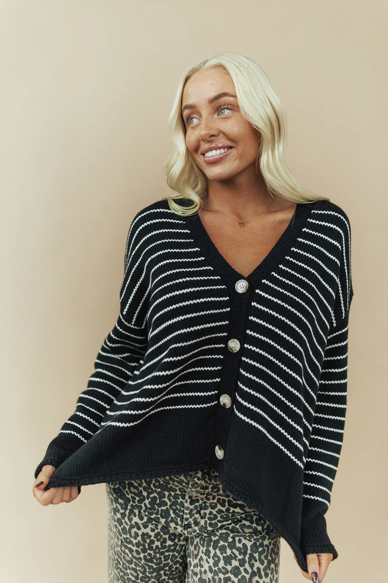 Shiloh Stripe Cardigan | Henly