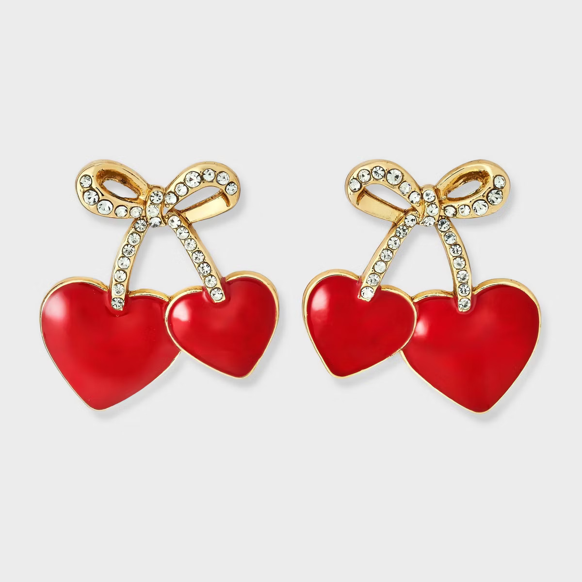 SUGARFIX By BaubleBar Sweet Sweet Devotion Earrings - Red | Target