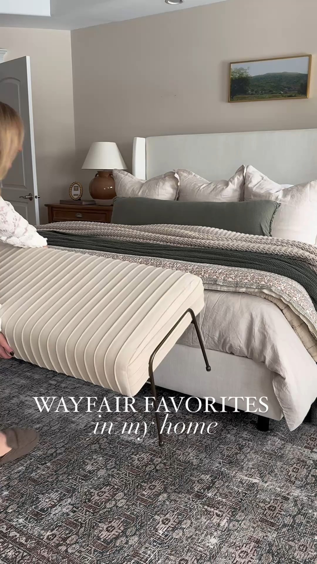 Wayfair favorites in my home and on sale now, up to 80% off! Our bed is such a good price and this rug is the lowest price! @wayfair #wayfair #wayfairhome #wayfairfinds #livingroom
#bedroom #bench #bedding #coffeetable #consoletable #home 

#LTKWatchNow #LTKSaleAlert #LTKHome