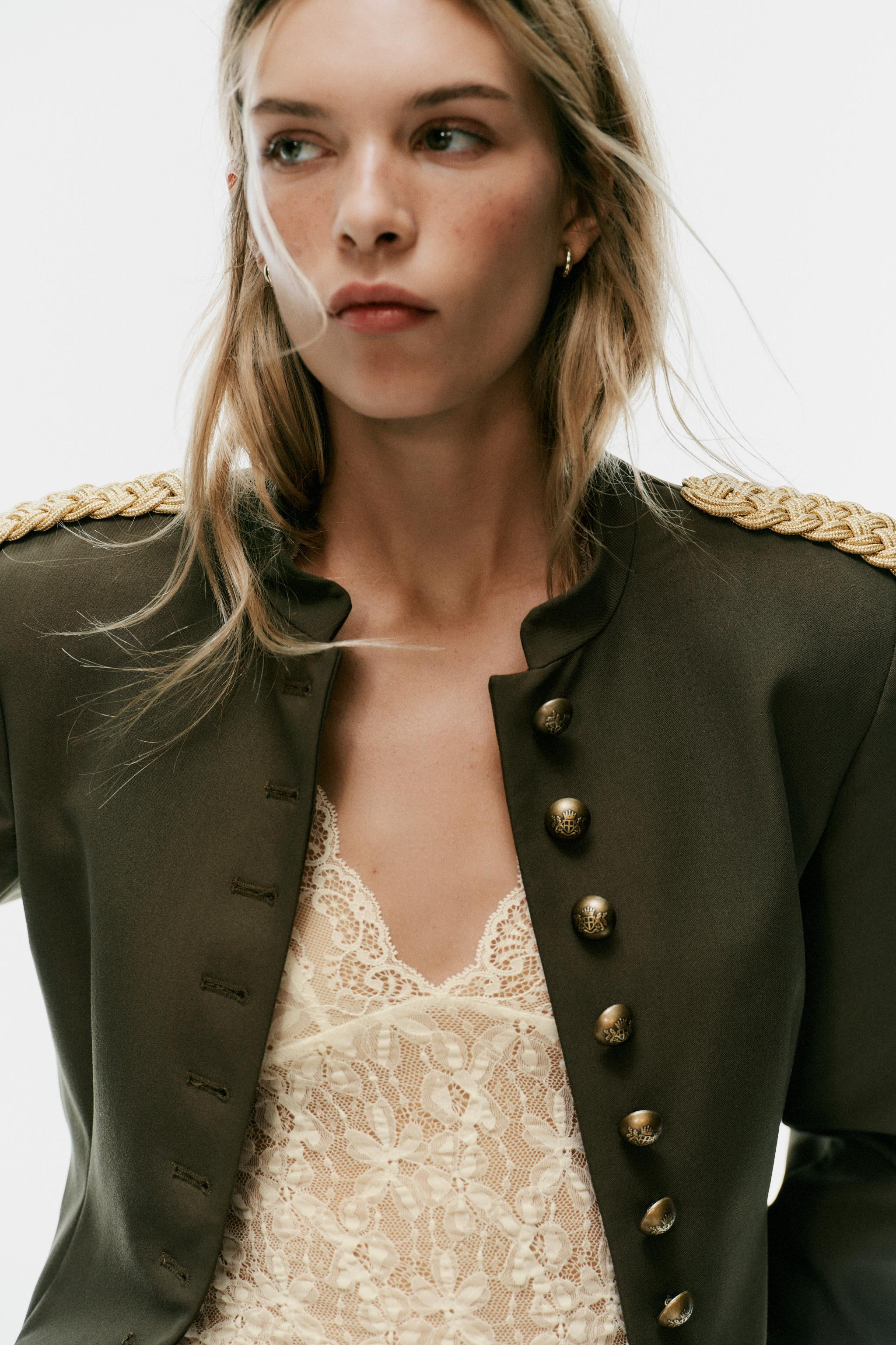 FROG FASTENING BUTTON BLAZER | Zara US