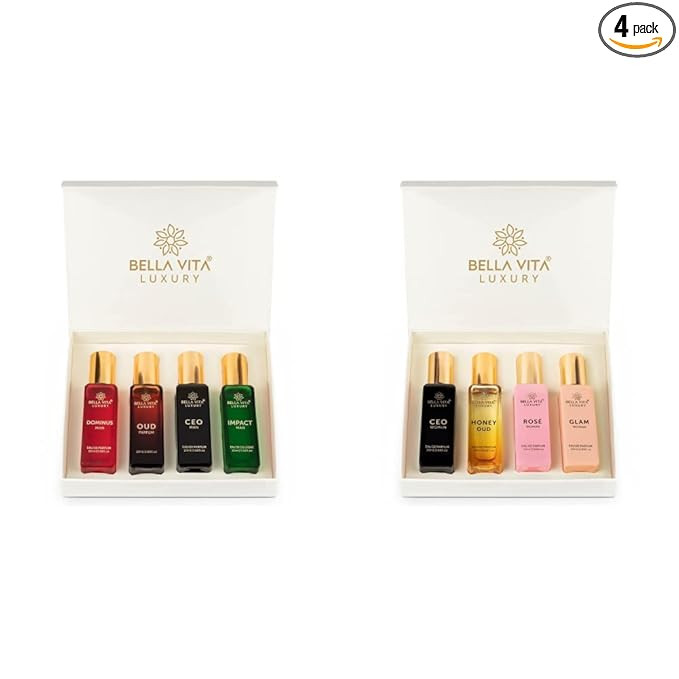 BellaVita Luxury Him and Her Perfume Gift Bundle for Men & Women | 8x20ml Mini Perfumes | Woody, ... | Amazon (US)