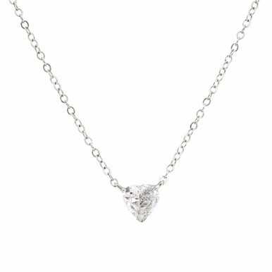 2CT HEART PENDANT - P8MMHS/CZ | Fantasia by DeSerio