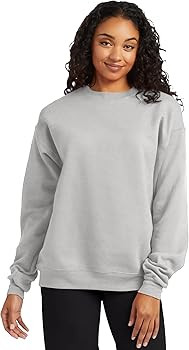 Hanes Men's EcoSmart Fleece, Pullover Crewneck Sweatshirt, 1 or 2 Pack | Amazon (US)