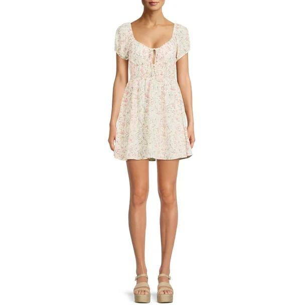 Madden NYC Women's Smocked Waist Dress - Walmart.com | Walmart (US)