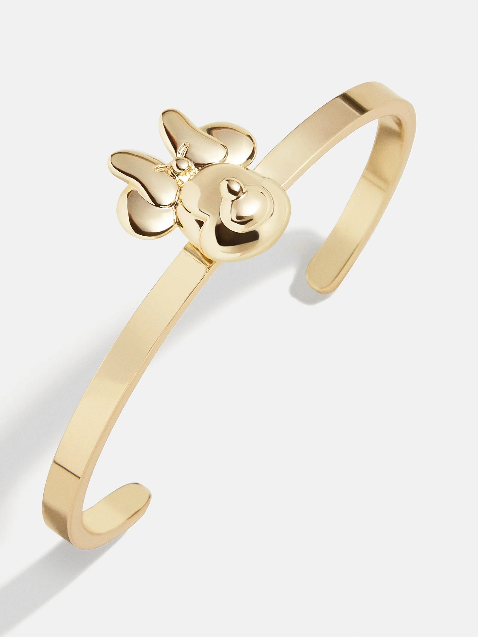 Minnie Mouse Disney 3D Cuff Bracelet - Gold | BaubleBar (US)