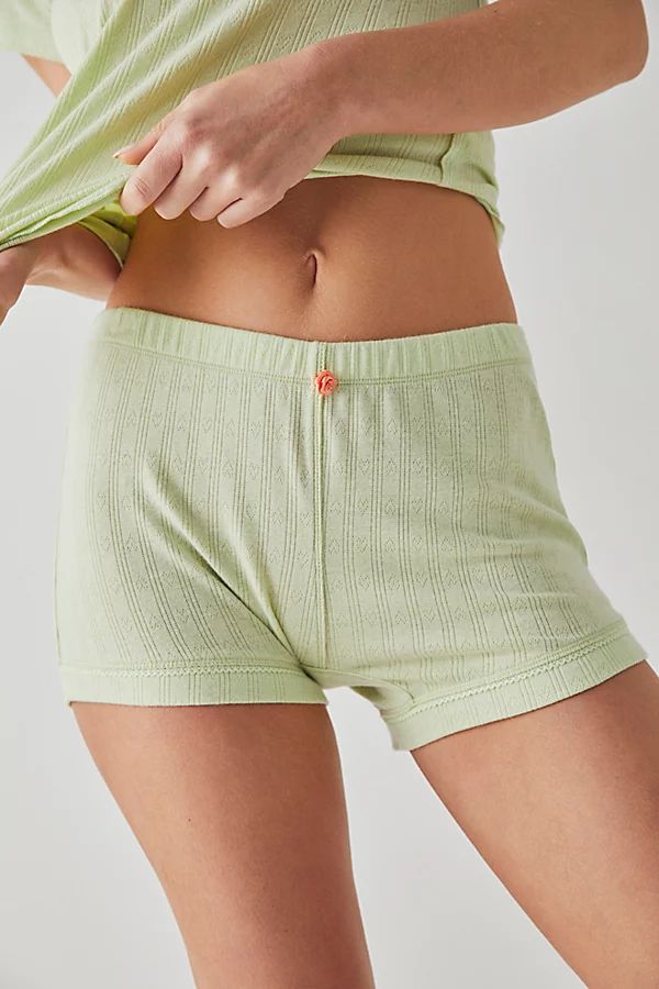 Weekend Vibe Shortie by Intimately at Free People, Lime Sorbetto, M | Free People (Global - UK&FR Excluded)