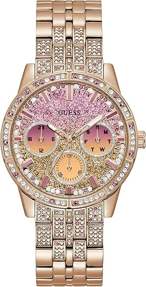 GUESS Ladies Sport Multifunction Duotone Crystal 40mm Watch | Amazon (US)