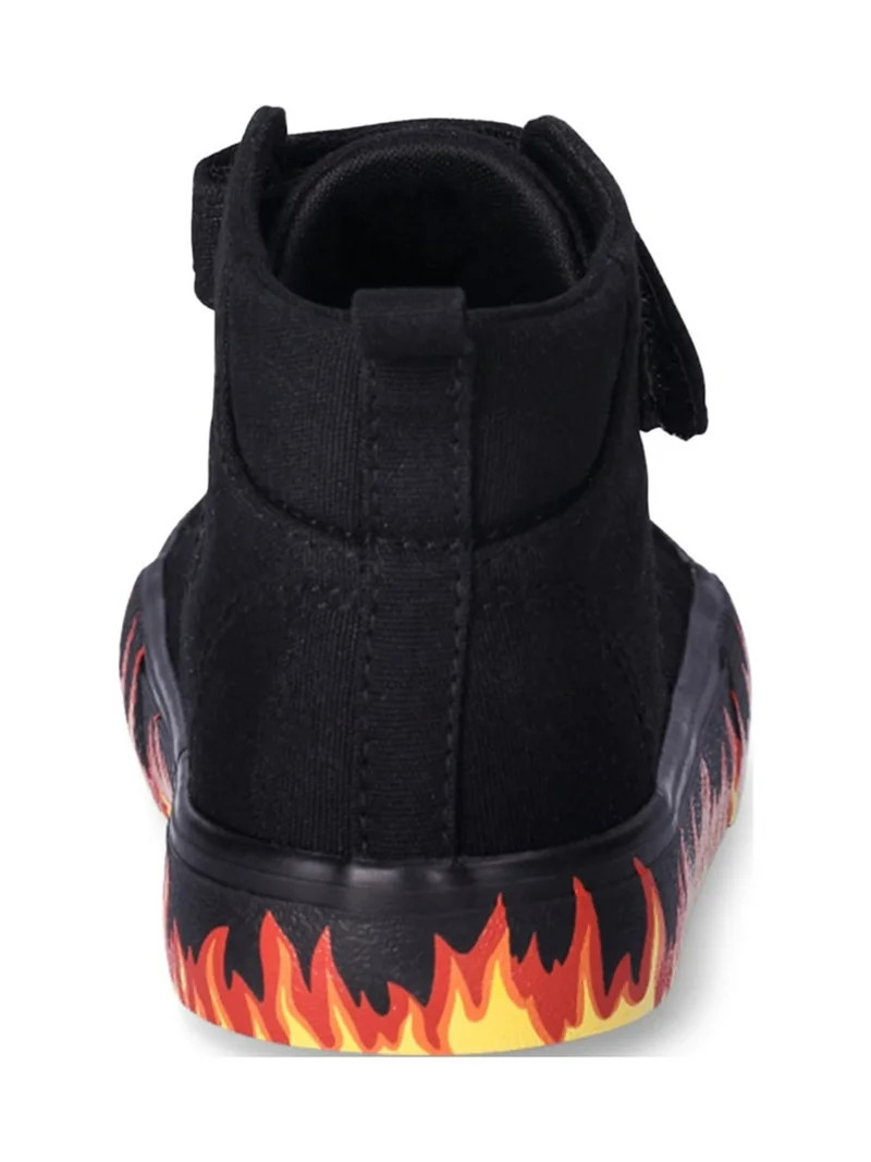 Wonder Nation Toddler Kids Casual Flame High Top | Walmart (US)