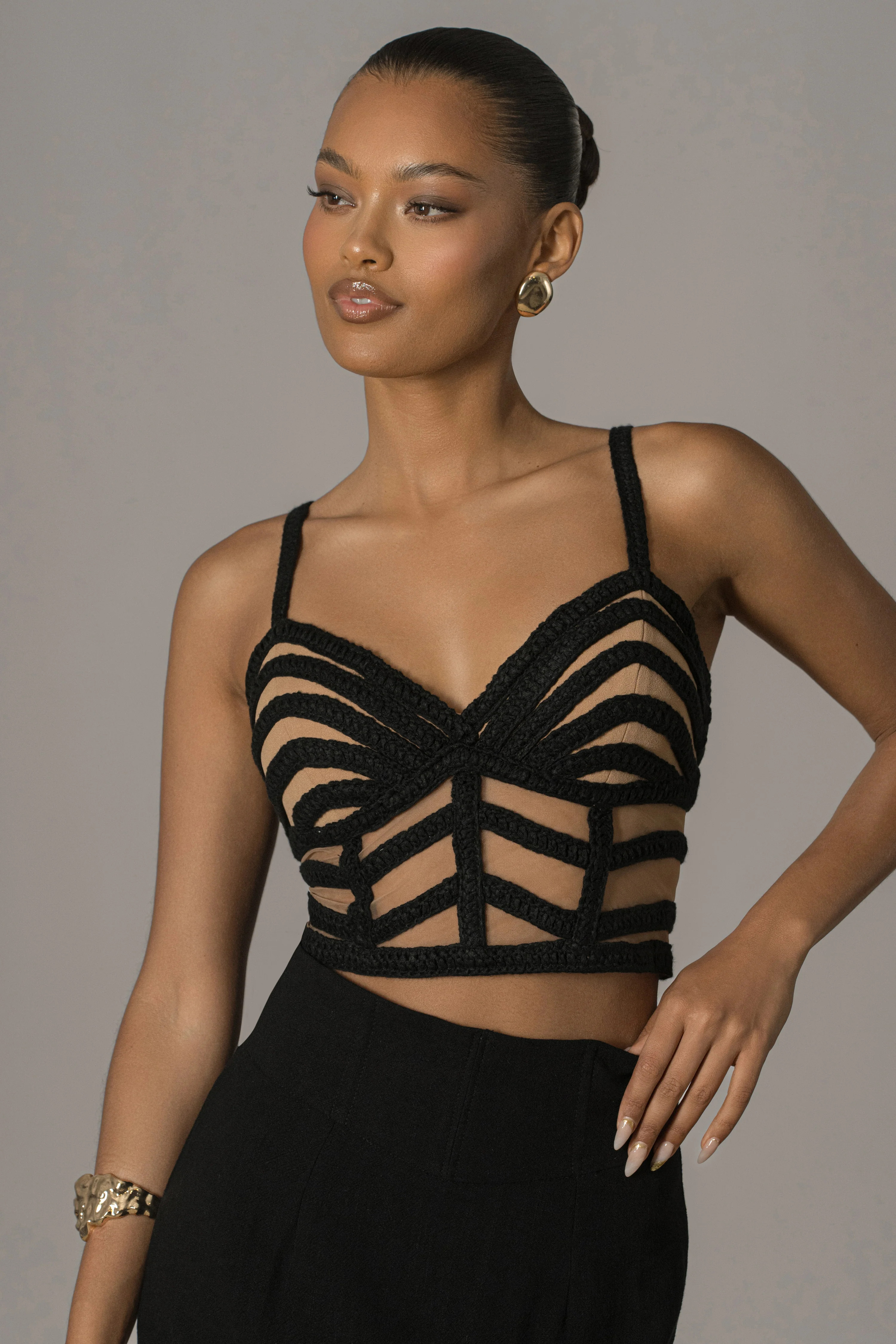 Black Serenity Bay Top | JLUXLABEL