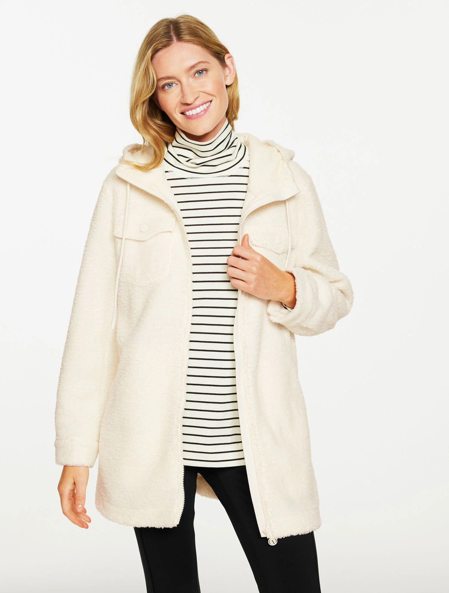 Teddy Sherpa Full-Zip Jacket | Talbots