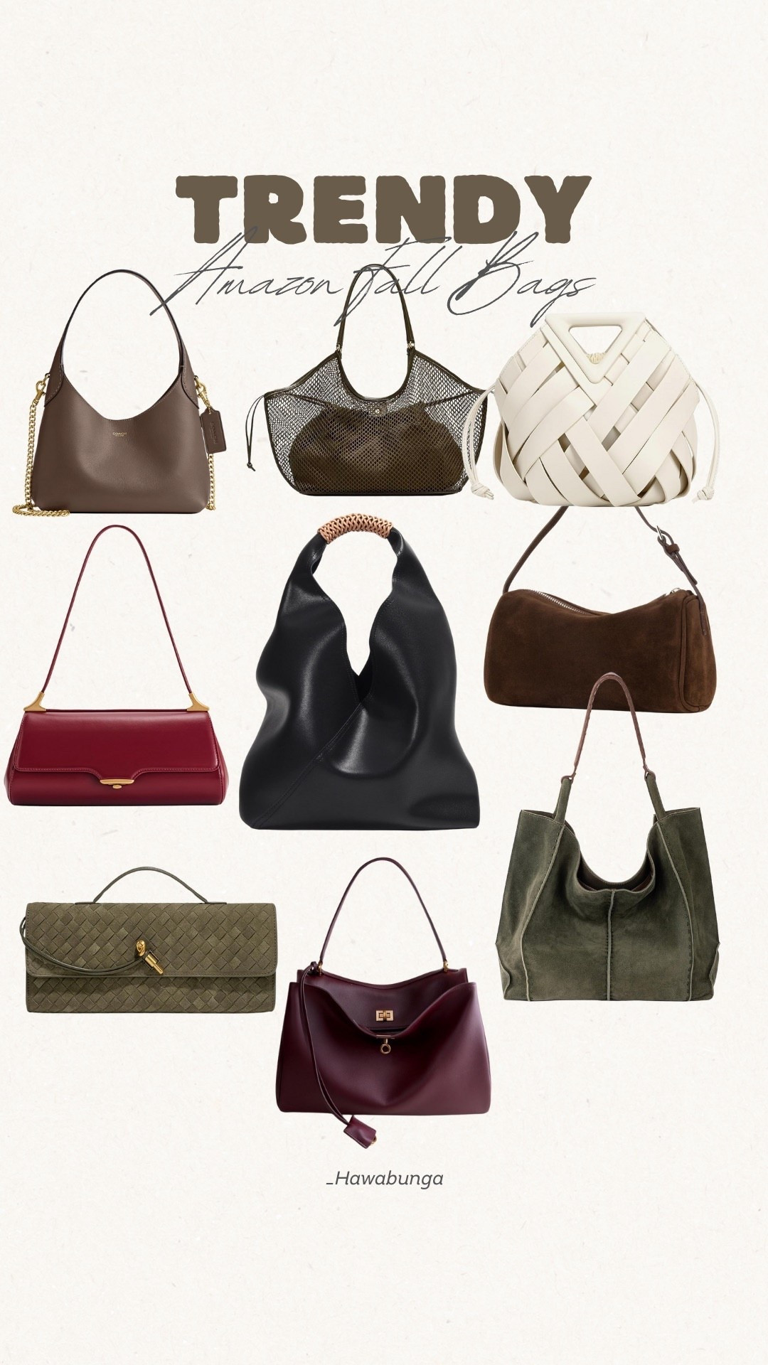 Trendy fall | winter bags from Amazon! 

#LTKHoliday #LTKItBag #LTKGiftGuide