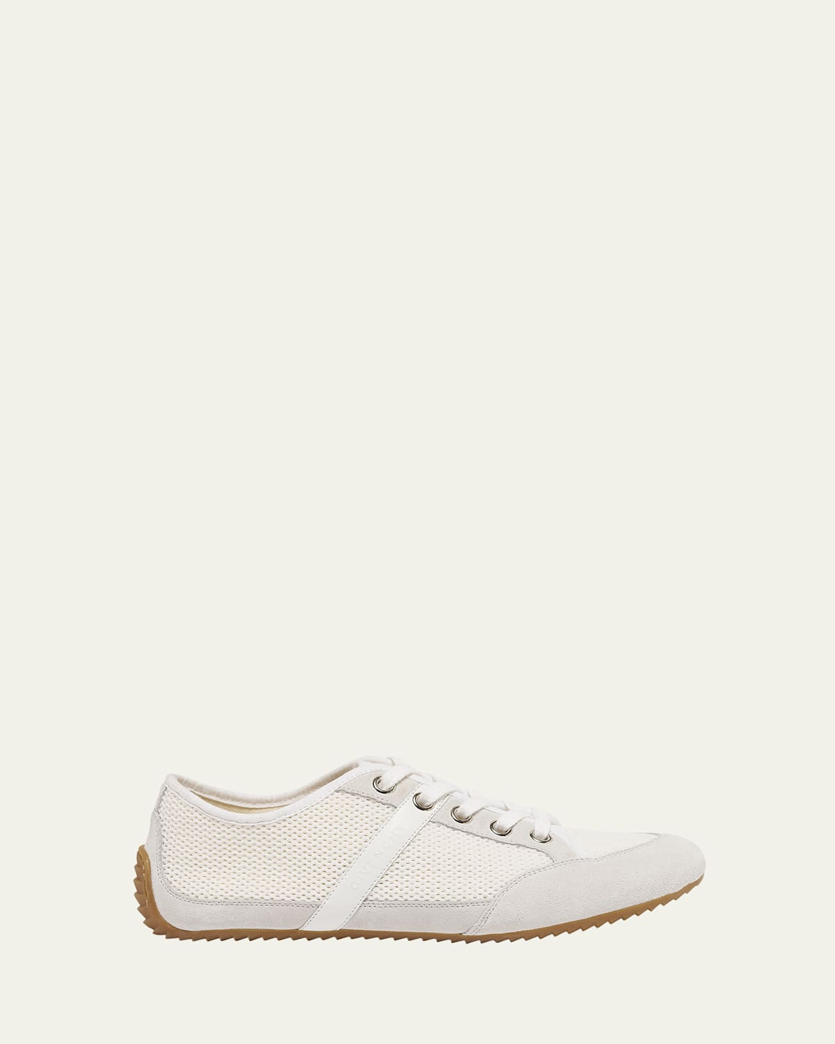 Mesh And Suede Slim Low-Top Sneakers | Bergdorf Goodman