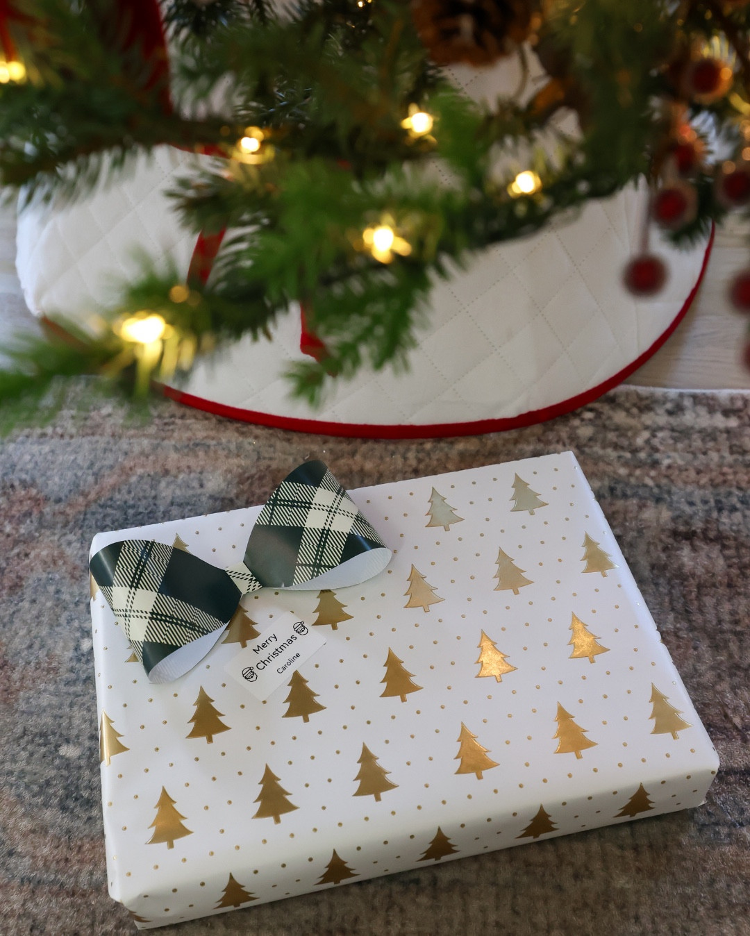 $6 wrapping paper that can also be used as a placemat! 