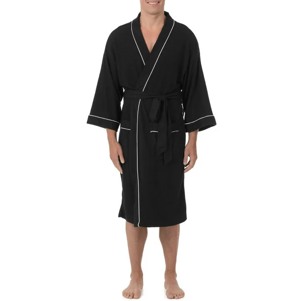 Fruit of the Loom Mens Beyondsoft Waffle Robe - Walmart.com | Walmart (US)
