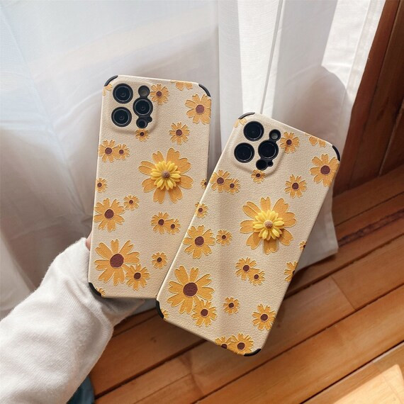 Cute Fashion 3D Daisy Flowers Phone Case for Iphone 12 Pro 12 - Etsy | Etsy (US)