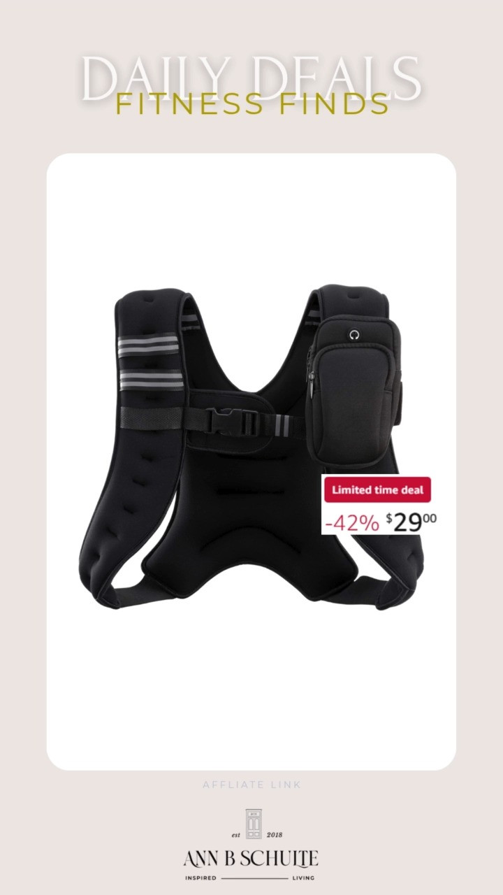Turn your workouts up a notch with this sleek weighted vest that brings the burn in the best way! Perfect for training, walking, or everyday strength goals! 💪🏽🔥🖤

#AmazonFinds #FitnessGear #WorkoutEssentials #HomeGym #AmazonFitness #WeightedVest #TrainingGear #ActiveLifestyle #GymMotivation #LTKFitness 

 #LTKActive #LTKSaleAlert #LTKFindsUnder50