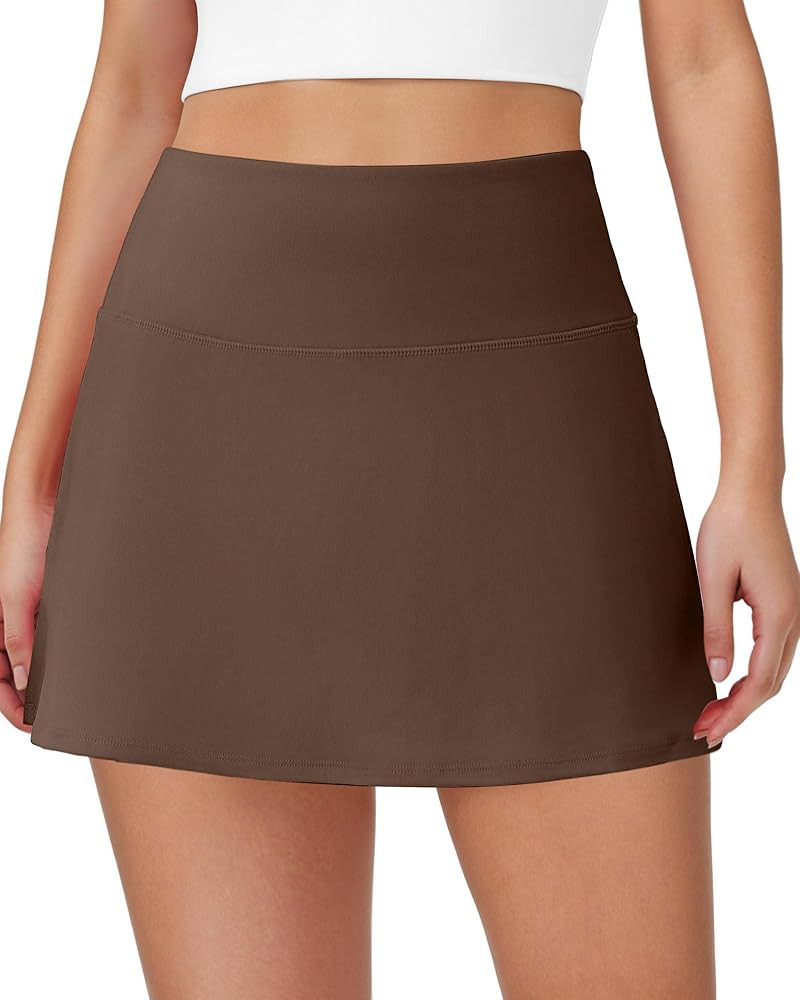 Skorts for Women Tennis Golf Skirt with Pockets Shorts High Waisted A Line Mini Skirts Athletic W... | Amazon (US)