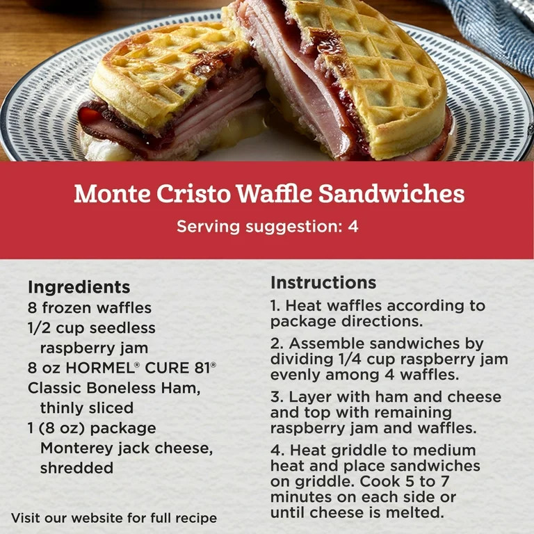 HORMEL CURE 81 Classic Sliced Boneless Quarter Ham, Refrigerated, 1.5-3.0 lb Plastic Vacuum Packa... | Walmart (US)