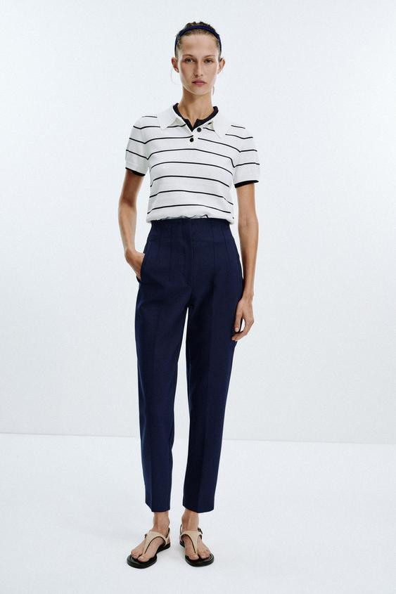 HIGH-WAIST TROUSERS | Zara UK